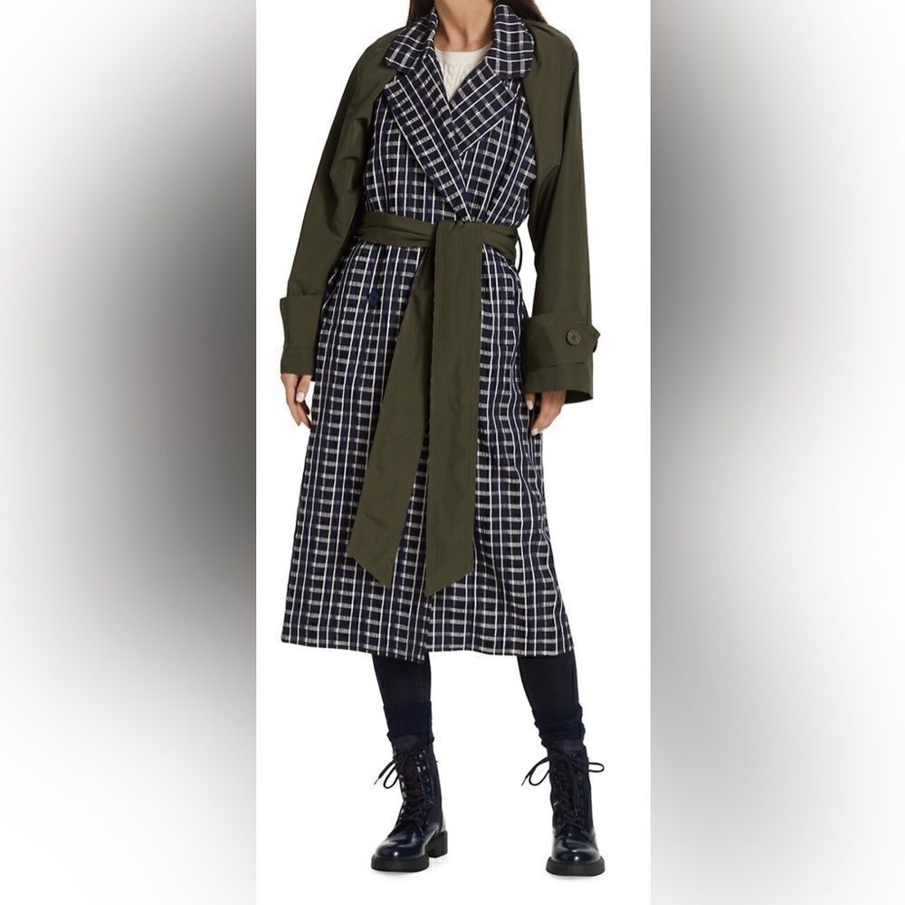 Tanya Taylor
Lota Belted Double-Breasted Trench Coat NWT Size XL